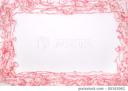 Frame. Threads  isolated on a white background 88383062