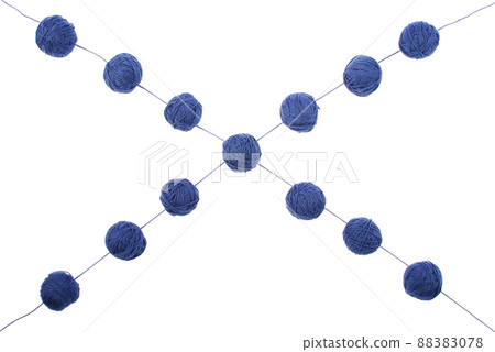 blue clews isolated on a white background 88383078