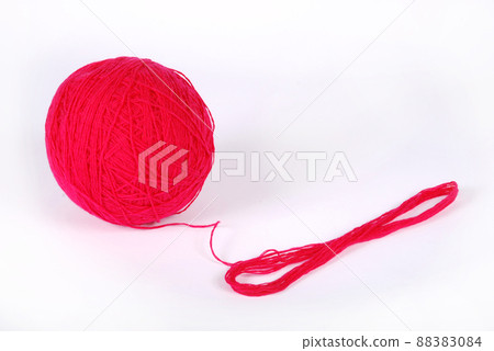 Red clew isolated on a white background Red clew isolated on a white background 88383084