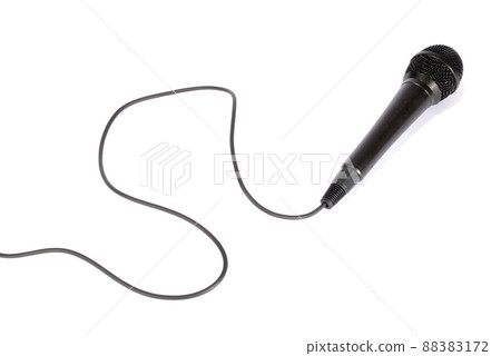 microphone isolated on white background microphone isolated on white background 88383172