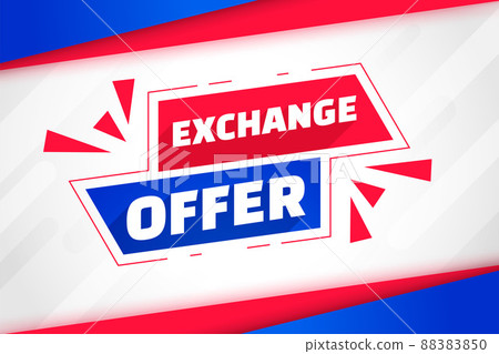 exchange old for new offer background design 88383850