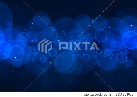 abstract blue bokeh lights background - Stock Illustration [88383905 ...