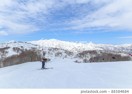 Okutadami Maruyama Ski Resort Spring Ski Season Okutadami Maruyama Ski Resort Spring Ski Season 88384684