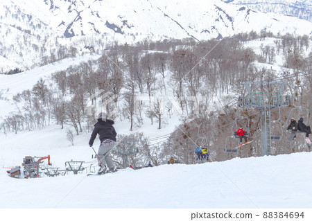 Okutadami Maruyama Ski Resort Spring Ski Season Okutadami Maruyama Ski Resort Spring Ski Season 88384694