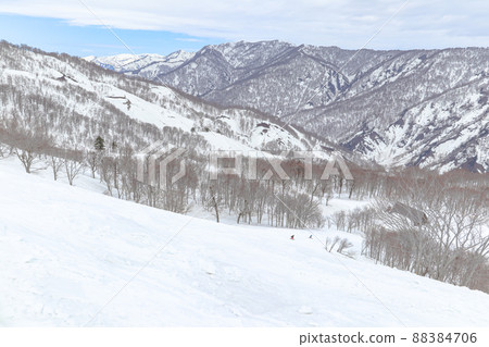 Okutadami Maruyama Ski Resort Spring Ski Season Okutadami Maruyama Ski Resort Spring Ski Season 88384706