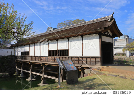 Spring Funai Castle Ruins (Corridor Bridge) Spring Funai Castle Ruins (Corridor Bridge) 88386039