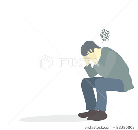 A worried man 88386802