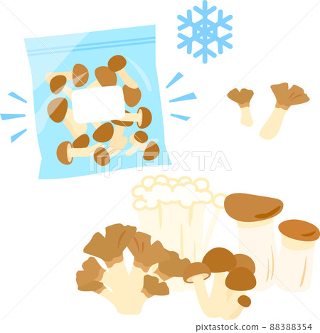 蘑菇的冷凍儲存 88388354