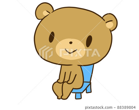 熊坐在椅子上 88389804