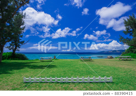 The sea along Route 58 (Onna Village) The sea along Route 58 (Onna Village) 88390415