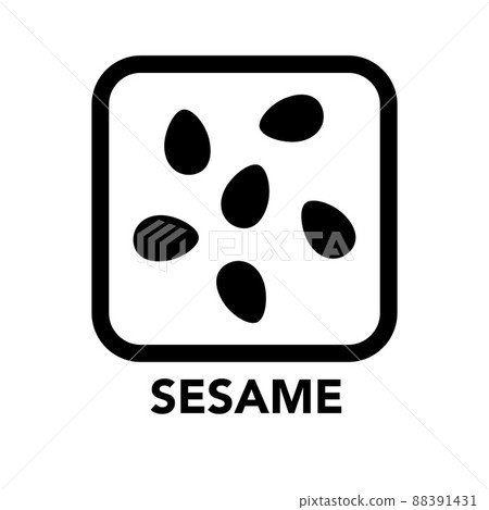 Sesame icon 28 food allergy specific raw materials 88391431