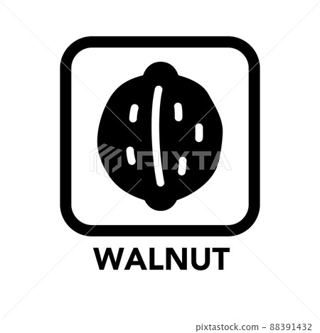 Walnut icon 28 food allergy specific raw materials 88391432