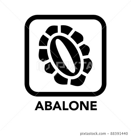 Abalone icon 28 food allergy specific raw materials 88391440