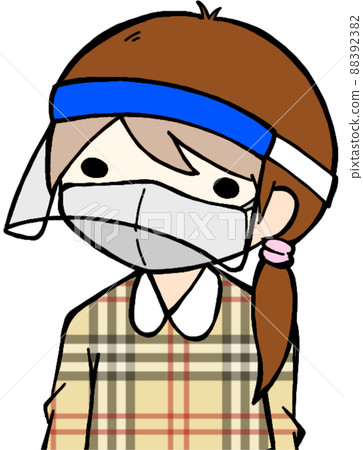 一個有面罩和麵具的人 88392382