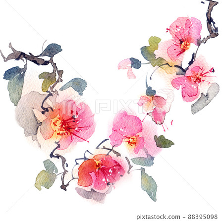 Blossom tree branch Blossom tree branch 88395098