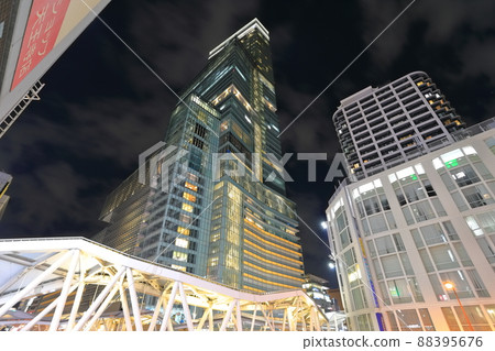 [Osaka] Night view of Abeno Harukas (Tennoji) 88395676
