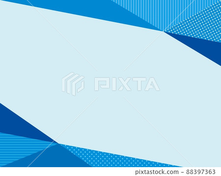 幾何圖案框架邊框點條紋夏季圖像 88397363