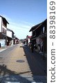 Scenery of national treasure castle town 88398169