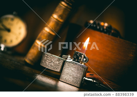 metal lighter with windproof 88398339