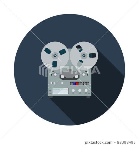 Reel Tape Recorder Icon 88398495