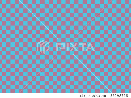 Colorful traditional Japanese pattern (checkered pattern) Colorful traditional Japanese pattern (checkered pattern) 88398768