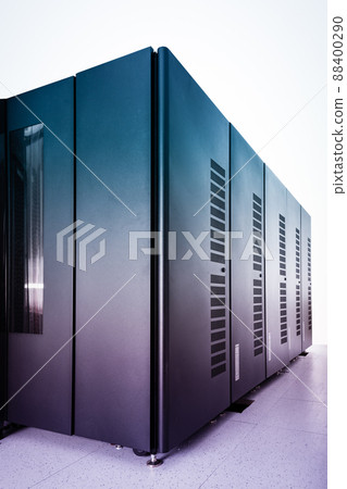 server racks inside datacenter of internet service provider server racks inside datacenter of internet service provider 88400290