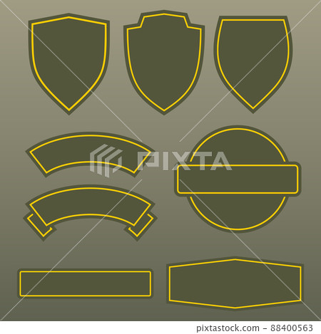 Military colors army patches template design 88400563