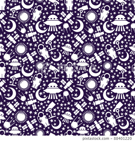 Space or astronomy seamless pattern Space or astronomy seamless pattern 88401220