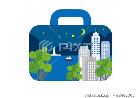 美麗的城市景觀和愉快的生活。創造一個人們可以明亮快樂地生活的城市。 88402703