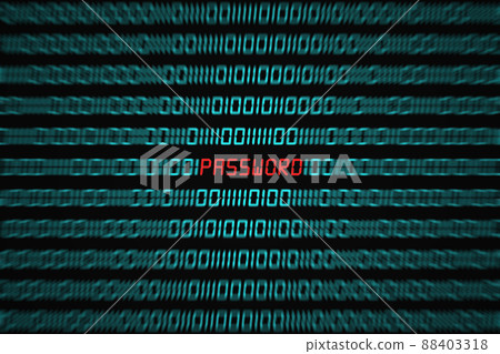 Password popping out from a binary code sequence 88403318