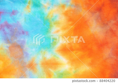 Abstract tie dye multicolor fabric cloth Boho pattern texture Abstract tie dye multicolor fabric cloth Boho pattern texture 88404220