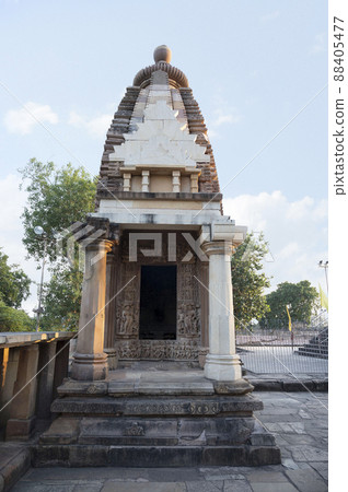 LAKSHMANA TEMPLE , One of the four ancillary small temple, Western Group, Khajuraho, Madhya Pradesh, India LAKSHMANA TEMPLE , One of the four ancillary small temple, Western Group, Khajuraho, Madhya Pradesh, India 88405477
