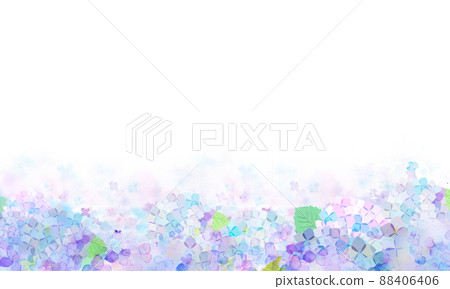 Hydrangea season background material 88406406