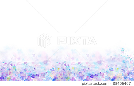 Hydrangea season background material 88406407