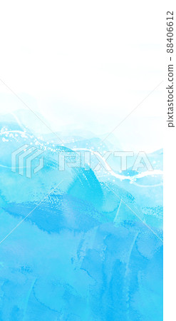 Sea watercolor background illustration 88406612