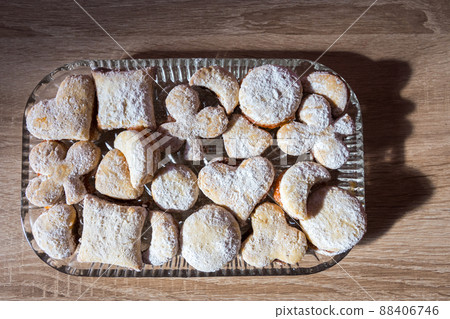 Vanilice, Serbian bite-sized small Vanilla cookies Vanilice, Serbian bite-sized small Vanilla cookies 88406746