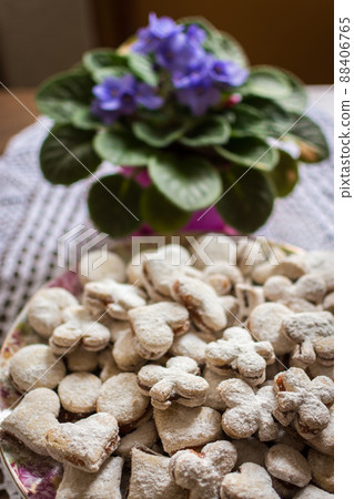 Vanilice, Serbian bite-sized small Vanilla cookies Vanilice, Serbian bite-sized small Vanilla cookies 88406765