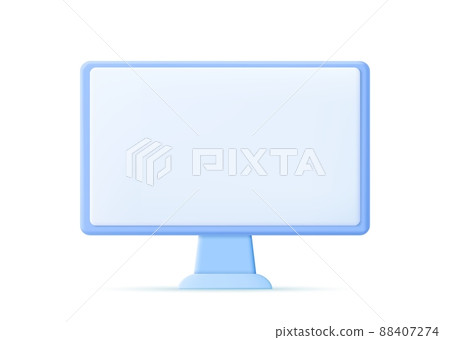 3D Rendering Computer LCD Monitor 88407274