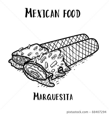 Mexican food Marquesita.  88407294