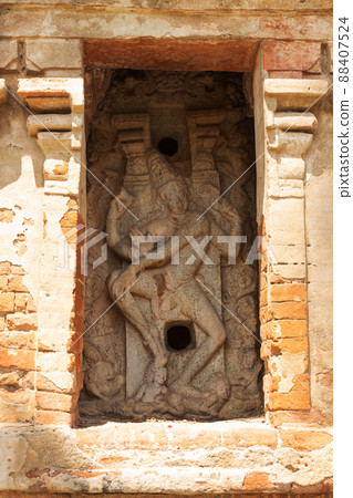 Dancing Nataraja Pose of Lord Shiva, Lakshmanlingeshwara Temple, Avani, Kolar, Karnataka, India 88407524
