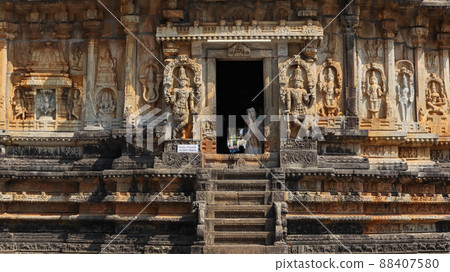Main Entrance of Vidyashankara temple, Shaarada Peetham, Sringeri, Karnataka, India Main Entrance of Vidyashankara temple, Shaarada Peetham, Sringeri, Karnataka, India 88407580