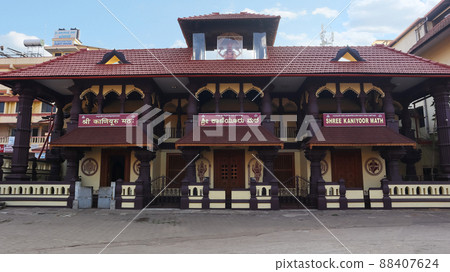 Rear View of Shree Kaniyoor Math, Udupi, Karnataka, India Rear View of Shree Kaniyoor Math, Udupi, Karnataka, India 88407624