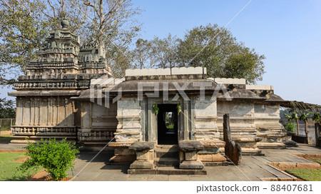 Rear View of Sri Rameswara Temple, Kudli, Shivamoga, Karnataka, India Rear View of Sri Rameswara Temple, Kudli, Shivamoga, Karnataka, India 88407681