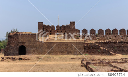 Walls of Fort View, Mirjan Fort, Uttara Kannada, Karnataka, India Walls of Fort View, Mirjan Fort, Uttara Kannada, Karnataka, India 88407714