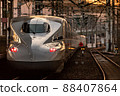 the tokaido shinkansen line, sanyo bullet train, bullet train 88407864