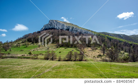 Peak of Stol mountain in eastern Serbia, near the city of Bor Peak of Stol mountain in eastern Serbia, near the city of Bor 88408567