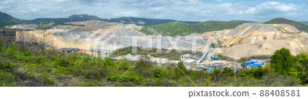 Veliki Krivelj mine of Zijin Bor Copper, one of the largest copper reserves in the world in Bor, Eastern Serbia 88408581