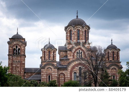 St. Mark's Church Serbian Orthodox church in Belgrade, capital of Serbia 88409179
