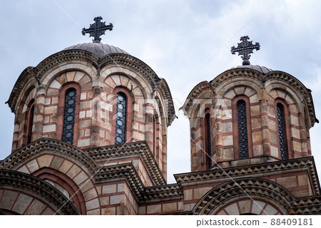 St. Mark's Church Serbian Orthodox church in Belgrade, capital of Serbia 88409181