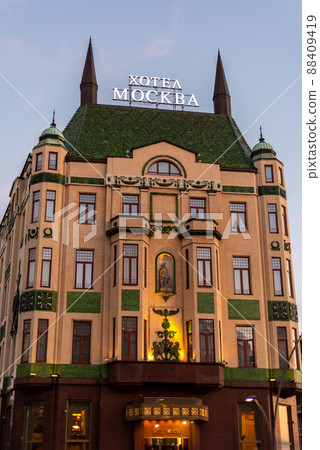 Hotel Moscow in Terazije Square in Belgrade, capital of Serbia 88409419